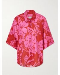 Dries Van Noten - Floral-Print Cotton-Voile Shirt - Lyst