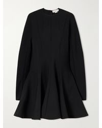 Stella McCartney - Wool-Blend Cady Mini Dress - Lyst