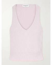 Brandon Maxwell - The Reese Silk And Cashmere-Blend Tank - Lyst