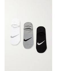 Nike Everyday Plus Set Of Three Dri-fit Socks - Black