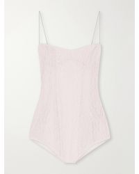 PAULINE DUJANCOURT - Liqaa Lace Bodysuit - Lyst