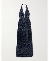 16Arlington - Eima Sequined Tulle Halterneck Gown - Lyst