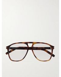 Saint Laurent - Dune Aviator-Frame Acetate Optical Glasses - Lyst