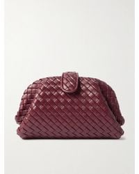 Bottega Veneta - Lauren 1980 Small Intrecciato Leather Clutch - Lyst
