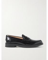 Tod's - Gomma Basso 59C Patent-Leather Loafers - Lyst