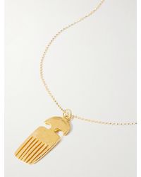 Alighieri - The Vanity Comb Kette Aus Metall Mit Auflage Aus Recyceltem - Lyst
