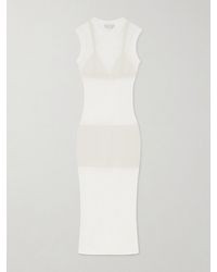 Stella McCartney - Crocheted Cotton Midi Dress - Lyst