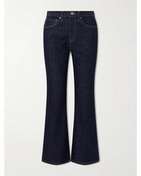 KHAITE - Clara Mid-Rise Flared-Leg Jeans - Lyst
