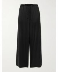 ÉTERNE - Brody Hose Mit Weitem Bein Aus Seidensatin - Lyst
