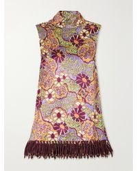 ALÉMAIS - Joanna Printed Satin Tank - Lyst