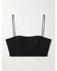 Gabriela Hearst - Blazie Cropped Linen Top - Lyst