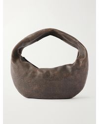 KHAITE - Olivia Medium Distressed Leather Shoulder Bag - Lyst