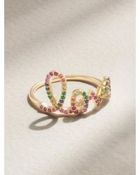 Sydney Evan - Large Love 14-Karat Multi-Stone Ring - Lyst