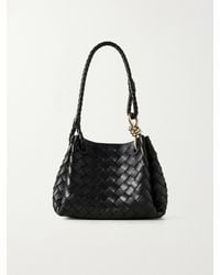 Bottega Veneta - Parachute Small Intrecciato Leather Shoulder Bag - Lyst