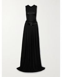 Peter Do - Belted Stretch-Jersey Maxi Dress - Lyst