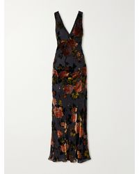 Anna Sui - Velvet Devoré Maxi Dress - Lyst