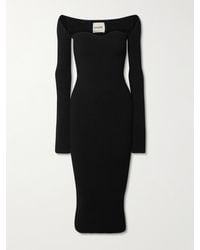 KHAITE - Robe Midi En Mailles Côtelées Beth - Lyst