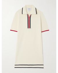 Thom Browne - Milano Striped Knitted Wool Mini Dress - Lyst