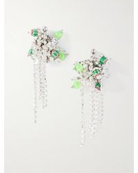 Dries Van Noten - Tone Crystal Earrings - Lyst