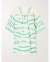 lemlem - Belkis Striped Cotton Caftan - Lyst