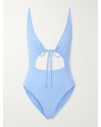 Bondi Born - Net Sustain Alma Badeanzug Aus Embodee-Material Mit Cut-Out - Lyst