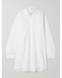 The Row - Victoria Oversized Cotton-Poplin Shirt - Lyst
