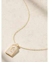 L'Atelier Nawbar - Hilal 18-Karat, Rock Crystal And Diamond Necklace - Lyst