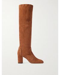 Stuart Weitzman - Lucie Suede Knee Boots - Lyst