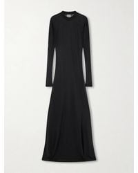 Balenciaga - Cotton-Blend Maxi Dress - Lyst
