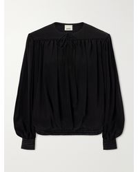 Isabel Marant - Dovane Silk-Satin Blouse - Lyst