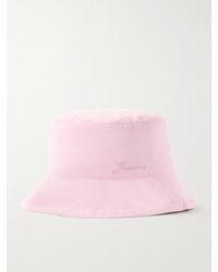 Jacquemus - Le Bob Baluchon Embroidered Shell Bucket Hat - Lyst