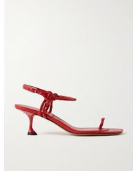 Proenza Schouler - Tee Toe Ring Knotted Leather Sandals - Lyst