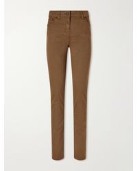 James Purdey & Sons - Cotton, Lyocell And Silk-Blend Skinny-Leg Pants - Lyst