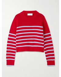 La Ligne - Mini Marin Striped Wool And Cashmere-Blend Sweater - Lyst