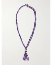 Le Sundial - Venice Opera Tasseled Sterling Amerthyst Necklace - Lyst