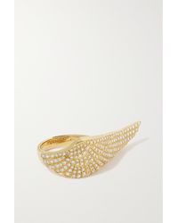 Garrard Wings Classic Ring Aus 18 Karat Gold Mit Diamanten - Natur