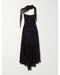 LIBEROWE - Aubrey Floral-Print Silk-Chiffon Gown - Lyst