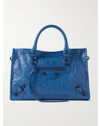 Balenciaga - Le City Kleine Tote Aus Strukturiertem Leder Mit Verzierungen - Lyst
