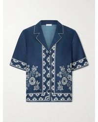 Eres - Infusion Floral-Print Silk-Twill Shirt - Lyst
