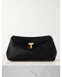 TOTEME - T-Lock Mini Calf Hair Clutch - Lyst