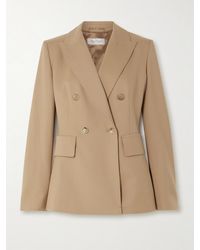 Max Mara - Osanna Double-Breasted Wool-Twill Blazer - Lyst