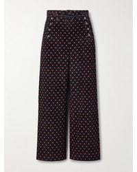 Bode - Mcallister Floral-Print Cotton-Corduroy Straight-Leg Pants - Lyst