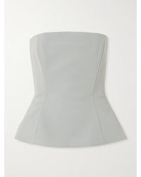 Jean Paul Gaultier - Strapless Twill Bustier Top - Lyst