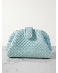 Bottega Veneta - Lauren 1980 Small Intrecciato Leather Clutch - Lyst