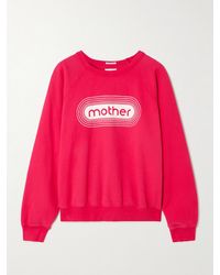 Mother - The Concert Printed Cotton-Jersey Sweatshirt - Lyst