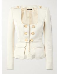 Tom Ford - Cropped Wool-Blend Faille Jacket - Lyst