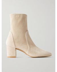 Stuart Weitzman - Yuliana Suede Sock Boots - Lyst