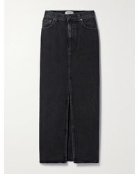 Agolde - Net Sustain Leif Organic Denim Maxi Skirt - Lyst