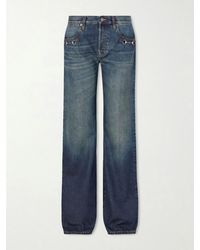 Gucci - Horsebit-Embellished Mid-Rise Wide-Leg Jeans - Lyst
