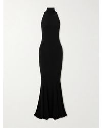 Norma Kamali - Robe Du Soir Dos Nu En Jersey Stretch - Lyst